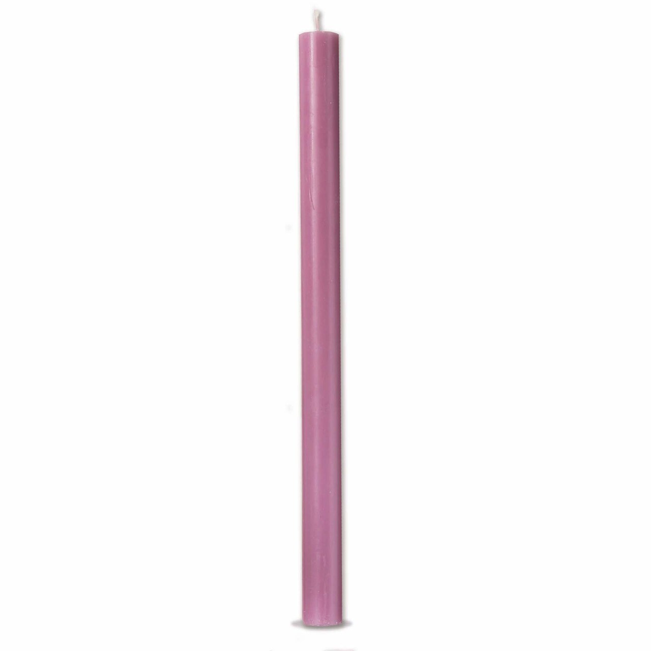 Color Studio 10" Straight Taper Unscented Smokeless Paraffin Wax Candle Lilac Burn Time 10 hrs. Sold in Units of 1